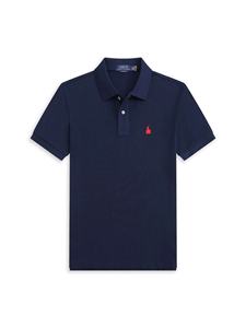 Camisa <span class=keywords><strong>de</strong></span> Negocios para Hombre Ralph, Lisa, <span class=keywords><strong>de</strong></span> Manga Corta, Transpirable, Duradera, <span class=keywords><strong>de</strong></span> Verano, con Solapa y Logotipo <span class=keywords><strong>de</strong></span> Caballo Pequeño <span class=keywords><strong>Bordado</strong></span>, 100% - Product Image 5
