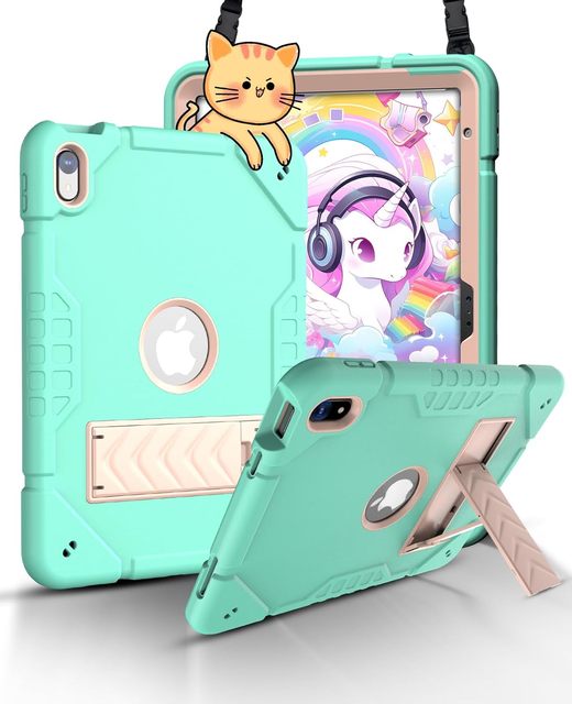 Shockproof Tablet Case With Kickstand Protective Cover for iPad Pro 2024 11 Inch M4 M5 Samsung Tab A8 10.5 Inch