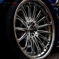 Jantes forgées en chrome poli sur mesure à plusieurs rayons, 2 pièces, 19, 20, 21 pouces, 5x120, jantes en alliage sport pour BMW Performance Car