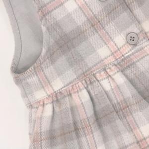 Ventes en gros de robes longues pour filles en velours côtelé de haute qualité, ODM, mode, manches longues, polyester/coton biologique respectueux de l'environnement - Product Image 5