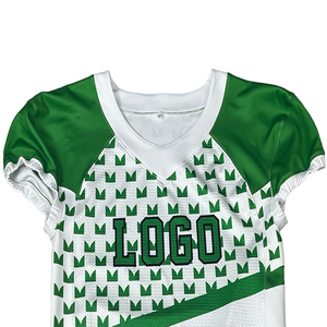 定制标志标志青年美式足球球衣儿童12面板球衣美式足球制服 - Product Image 4