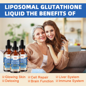 Etiqueta privada 2000MG Suplemento <span class=keywords><strong>l</strong></span>íquido de glutatión liposomal <span class=keywords><strong>L</strong></span>-glutatión Potente complejo antioxidante para la desintoxicación de defensa del envejecimiento - Product Image 3