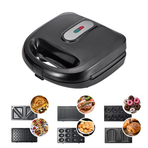 Machine à sandwichs multifonctionnelle 10-en-1 avec plaques amovibles, gaufrier, machine à beignets, crêpière, grill électrique antiadhésif pour <span class=keywords><strong>petit</strong></span>-déjeuner - Product Image 6
