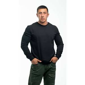 Sudadera Ajustada para Hombre, 30/2 Algodón Peinado, 95% Algodón, 5% Lycra, Gruesa, Elástica, Cálida, Informal, Deportiva, Fabricante - Product Image 2
