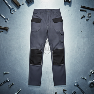 Pantalones Vaqueros Ignífugos Personalizados NFPA2112 CAT2 para Trabajo Mecánico Industrial, Transpirables, con Múltiples Bolsillos - Product Image 1