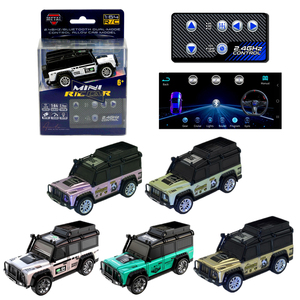 Coche RC SUV de Aleación 1:64, 2.4GHz, Doble Modo, Control por <span class=keywords><strong>APP</strong></span> y <span class=keywords><strong>Remoto</strong></span>, 3 Velocidades, Mini Coche RC con Sensor de Gravedad, El <span class=keywords><strong>Mejor</strong></span> Regalo - Product Image 1