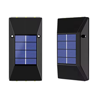 Applique murale Olar avec détecteur de mouvement PIR, éclairage LED blanc chaud pour extérieur, jardin, clôture, patio