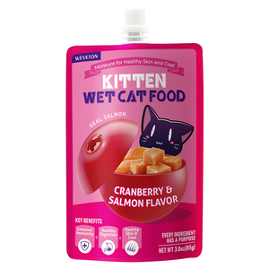 Cibo umido cremoso ad alto contenuto proteico per gattino tratta 85g di cibo cibo umido per gatti e zucchero gratis per la vendita diretta della fabbrica di pellicce - Product Image 3