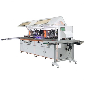 เครื่องปั๊มร้อน UVLED อัตโนมัติเต็มรูปแบบ พร้อมเครื่องพิมพ์สกรีนสำหรับขวดแก้ว - Product Image 2