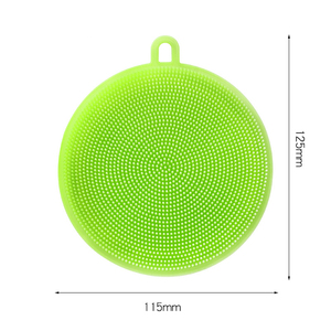 Hongyu Silicone Handheld Portable <b>Scrub</b> <b>Brush</b> with Handle for Dish and Pot Cleaning Kitchen Use Non-Scratch 40g - Product Image 5