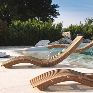 <span class=keywords><strong>Tumbona</strong></span> de <span class=keywords><strong>Madera</strong></span> de Teca para Exteriores, Diseño Italiano, para Hotel, Resort, Playa, Piscina, Muebles de Exterior - Product Image 5