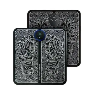 Großhandel tragbare klappbare Ems Fuß massage Pad Relax USB elektrische Matte Fuß zirkulation massage gerät Reflex zonen massage Fuß massage gerät Matte