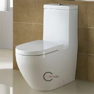 Estilo europeu Conjuntos de Casa de Banho Wc Wc Washdown Uma Peça Wc Flush Rodada