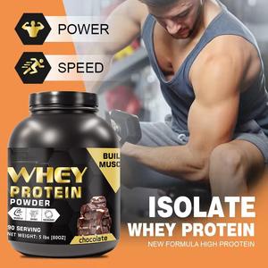 Poudre de protéines de lactosérum en grandes portions en seaux, 5 lb (2,27 kg), protéines de lactosérum isolées, complément sportif pour la prise de masse musculaire - Product Image 5