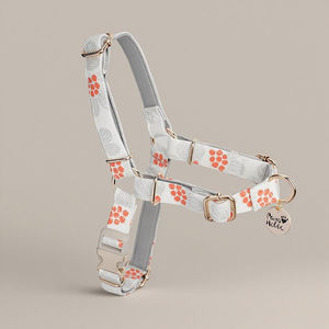 OEM/ODM Luxury Fashion Pet <b>Harness</b> Cotton No Pull Accessory Breathable Comfortable Personalized Cute Solid Design Wholesale Pets - Product Image 1