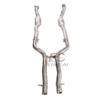 Collecteur d'échappement isolé SS304 pour Mercedes-Benz S500 W221 5.5L 2005-2012 – Tuyaux d'échappement haute performance pour voitures