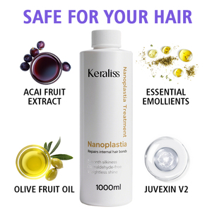 Tratamiento Capilar Keraliss Nanoplastia 100% Aceite de Coco Orgánico Puro y Crema de Flor de Jengibre - Suavizante e Hidratante Natural - Product Image 4