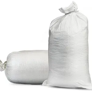 China Wholesale Empty PP Woven Bag Recyclable Packaging PP Tubular Woven Polypropylene Sand Sack Bags For Packing Sand
