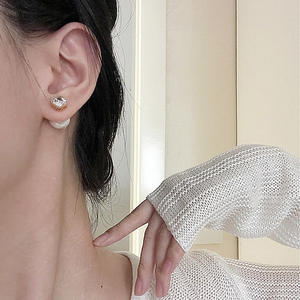 Pendientes de Perlas Retro Franceses para Mujer, Diseño Exclusivo, Sencillos y Combinables con Todo, Pendientes Modernos y Elegantes - Product Image 2