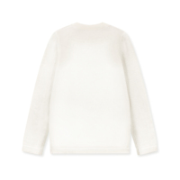AiNear Vente en gros Logo personnalisé Design Oem & Odm Pull-over épais à manches longues et col rond côtelé blanc pour hommes 100% coton tricoté