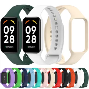 Redmi için yumuşak TPU Band Band 2 Xiaomi Redmi için dayanıklı silikon bileklik bilezik Band2 akıllı Watchband değiştirme