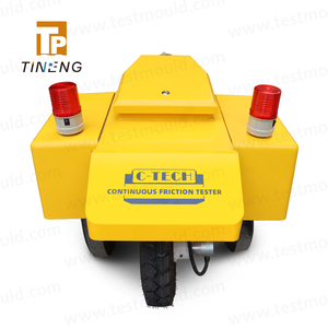 Probador de fricción continuo automático montado en remolque para probar el coeficiente de fricción de la superficie del pavimento de la carretera - Product Image 3