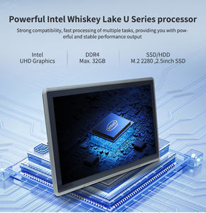 Yanling 21.5 "tablette industrielle <span class=keywords><strong>PC</strong></span> intégré tout-en-un multi-touch large contrôle de la pression processeur Intel Quad Core - Product Image 5