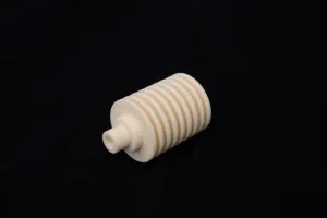 Advanced Technology High Voltage Electrical Porcelain Insulators Steatite Ceramic Parts