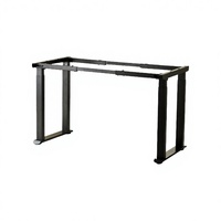 JINRUIDA Cadre de bureau assis-debout moderne à double moteur et 4 pieds, réglable en hauteur, base intelligente pour bureau, haute capacité de charge