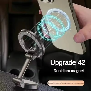 Support de téléphone de voiture pliable magnétique Support de téléphone solide universel pour voiture pour IPhone <span class=keywords><strong>Xiaomi</strong></span> Samsung Huawei Stand - Product Image 6