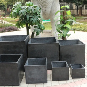 Factory Sales High Strength Light Weight Outdoor <b>Large</b> square Plant Pots - Product Image 4