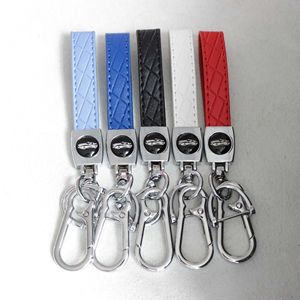 Porte-clés de voiture en cuir de qualité supérieure avec accents métalliques, porte-clés élégant pour cadeau promotionnel, compatible avec VW <span class=keywords><strong>Tesla</strong></span> Honda - Product Image 5