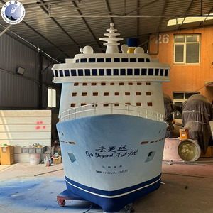 Escultura de Crucero de Fibra de Vidrio Personalizada de Fábrica, Estatua 3D de Crucero de Lujo para Exhibición Comercial en Centros de Entretenimiento, Hoteles y Parques - Product Image 5