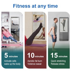 Vercon thông minh tập thể dục Gương thông minh Workout gương ma thuật Android Gương 3 + 32G 32inch màn hình cảm ứng HD máy ảnh - Product Image 2