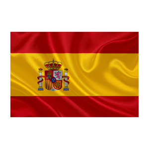 Bandera de <span class=keywords><strong>España</strong></span> de Satén, Algodón y Poliéster, Tamaño Personalizado BSBH, para Eventos Deportivos Nacionales - Product Image 1