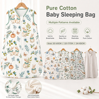 Gigoteuse Bébé Douce pour la Peau, Couverture Portable Zippée, Toutes Saisons, Coton Respirant, Sac de Couchage pour Nouveau-né