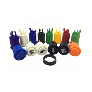 Boutons de cabinet d'arcade de 28 mm, style américain Happ, boutons poussoirs pour accessoires de jeu - Product Image 2