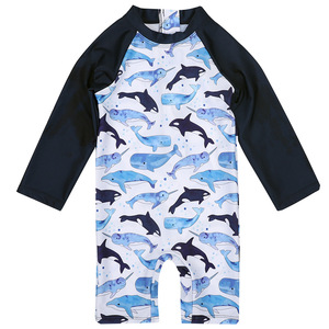 Nuovo Costume da Bagno Estivo per Bambini 1-<span class=keywords><strong>4</strong></span>-7 <span class=keywords><strong>Anni</strong></span>, Costume Intero con Delfino, Protezione Solare e Asciugatura Rapida - Product Image 1