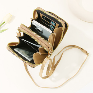 Borsa per cellulare da donna Versatile borsa Vintage <span class=keywords><strong>a</strong></span> <span class=keywords><strong>tracolla</strong></span> con stampa sughero borsa spaziosa stampa floreale per attività all'aperto - Product Image 6