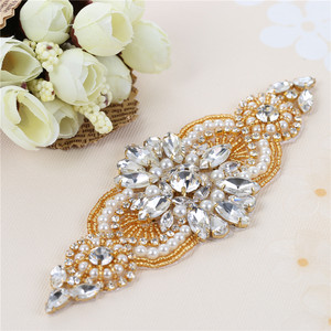 Ceintures de mariée avec cristaux de diamant ceintures de mariage strass ceintures de mariée ceinture de <span class=keywords><strong>perles</strong></span> accessoires de robe de mariée ceinture - Product Image 3
