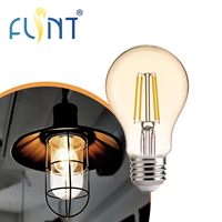 Ampoule à filament LED de haute qualité 8W E27 220V A60 Verre transparent Sans scintillement 1055LM Ampoule LED Convient à divers appareils d'éclairage