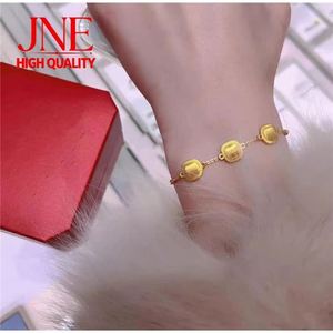 Collier Placer Gold My Live Stories avec chaîne intégrée, bijou simple pour femme, pendentif en cuivre plaqué or - Product Image 4