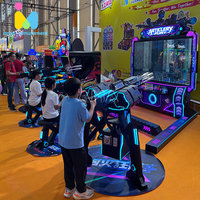 Machine de jeu d'arcade de tir Artillery Fury avec écran HD de 100 pouces, simulateur à monnayeur et à rédemption de tickets pour centre de divertissement