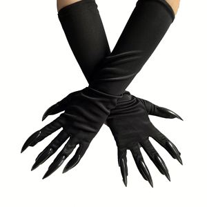 Custom Logo <b>Cat</b> Women Claw <b>Gloves</b> - Long Fingernail <b>Paw</b> Design for Halloween, Cosplay & Costume Party Props - Product Image 2