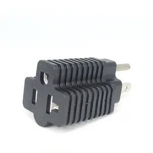 Plug Adaptador tipo A Conversor industrial doméstico de 15 Amp para 5-15P a 5-20R Plug de conversão em T-Blade