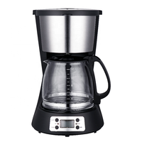 Thema CKD SKD Temporizador digital Control programable Automático Anti goteo 1000W Mantener caliente 1.8L 12 15 Taza Cafetera de goteo