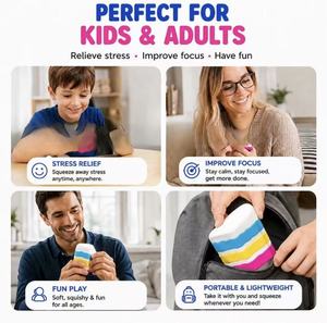 New Arrivals ZZN <b>Cat</b> Pattern Eco-Friendly Cute Soft <b>Squishy</b> Toys Squeeze Sensory Fidget Toy Slow Rise Pinch Cake Squishies - Product Image 3