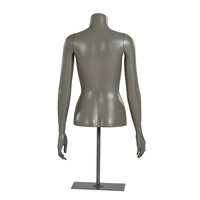 Veste mannequin demi-corps gris mat haut décontracté poupée mannequin abstrait féminin