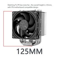 Produit Spot Thermalright AK90 V2 Noir CPU Air Refroidissement Slient Fan 92mm PWM Silent Fan CPU Refroidisseur