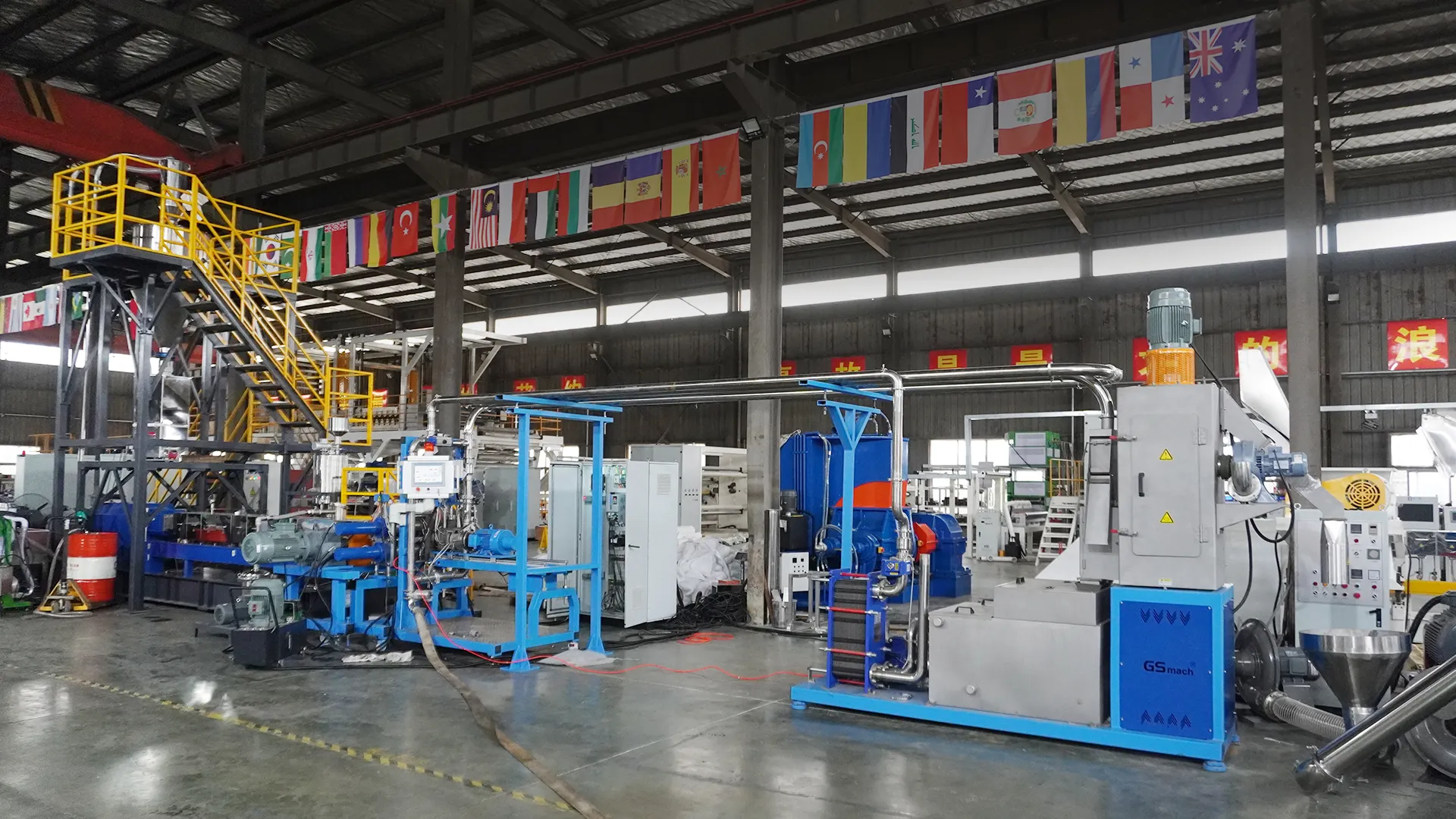Plastic caco3 filler HDPE LDPE LLDPE raw materials white color masterbatch making machine with twin screw extruder